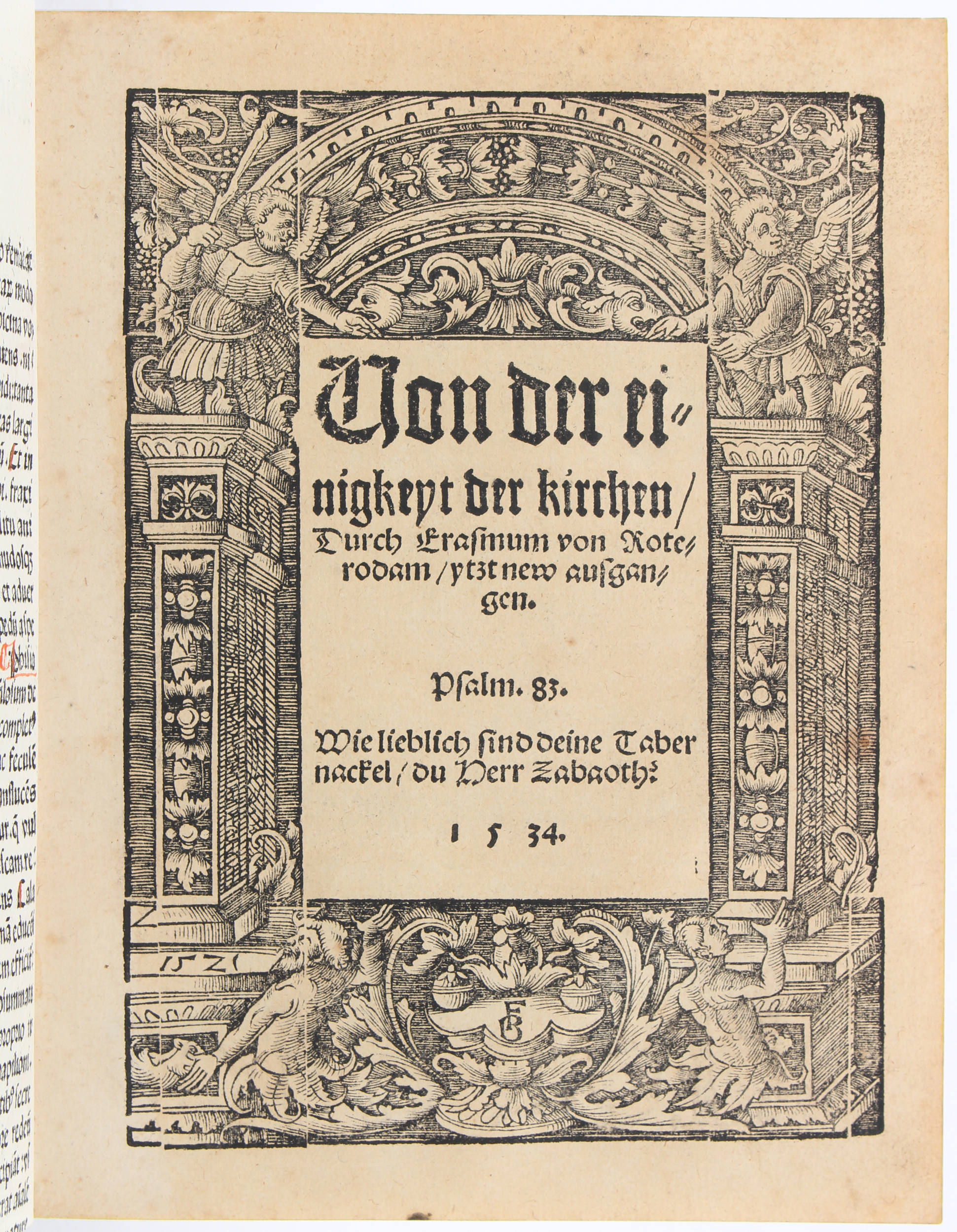 Erasmus, Von der einigkeyt der kirchen