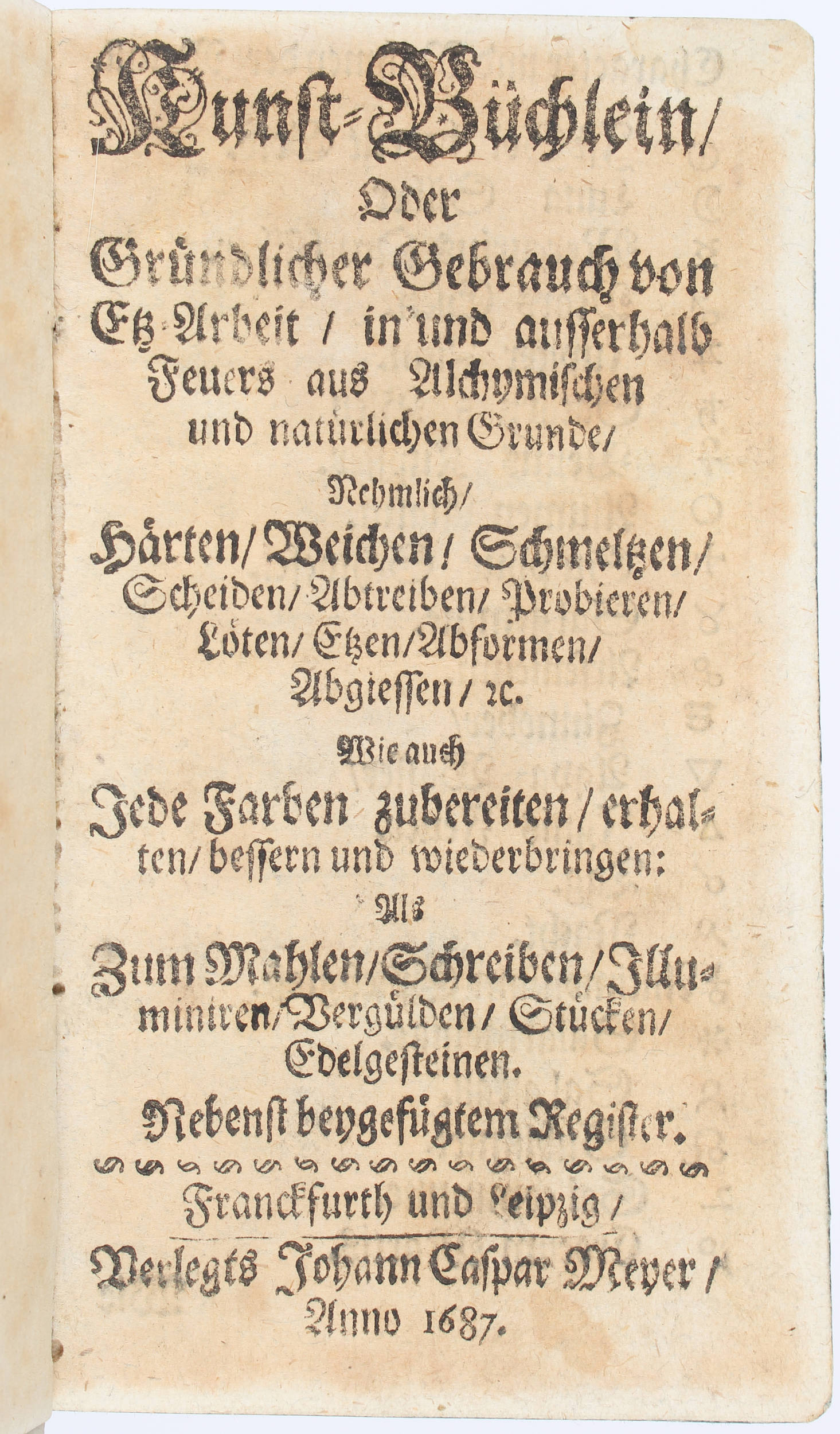 Kunst-Büchlein