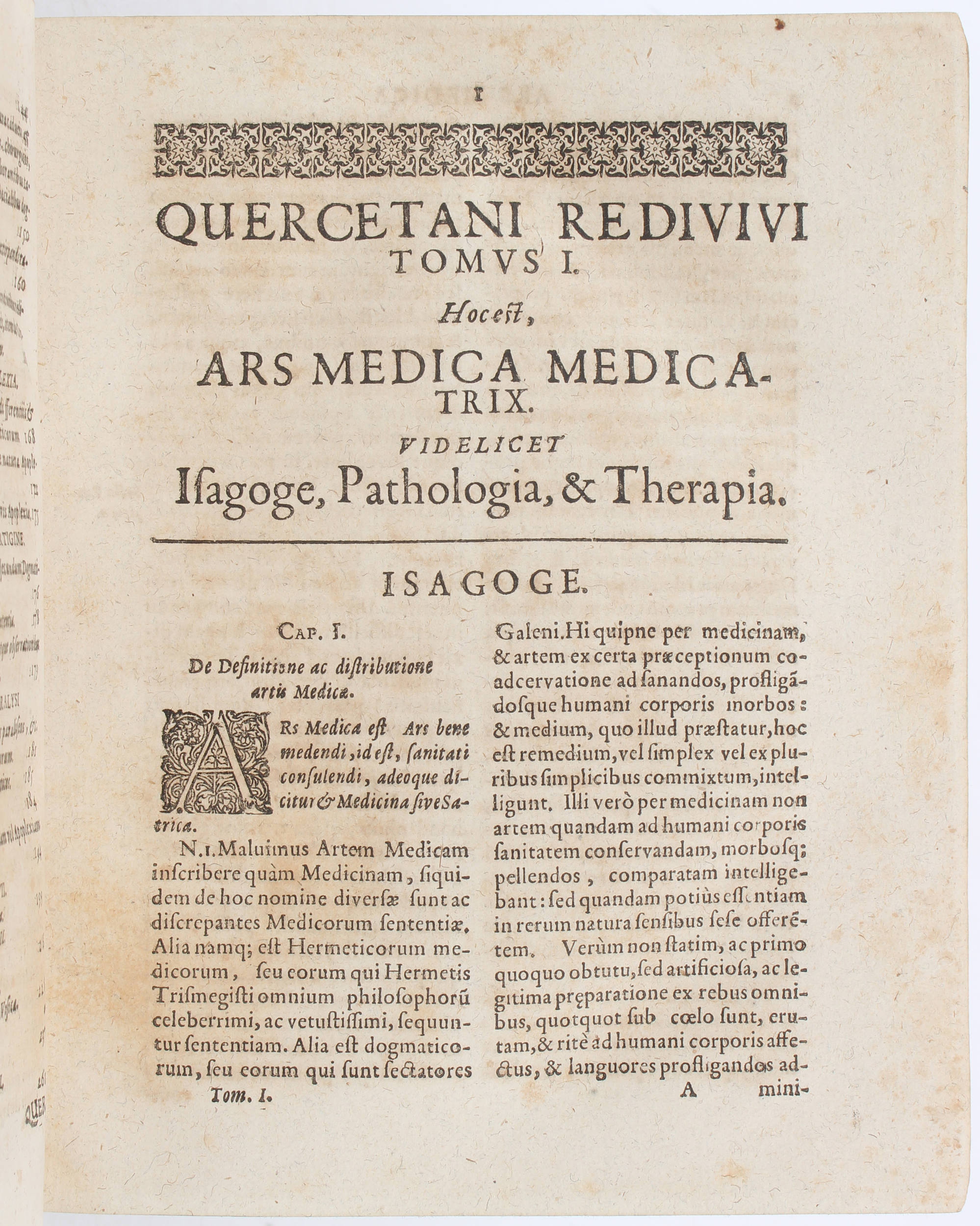 Duchesne (Quercetanus), Ars medica. 1648