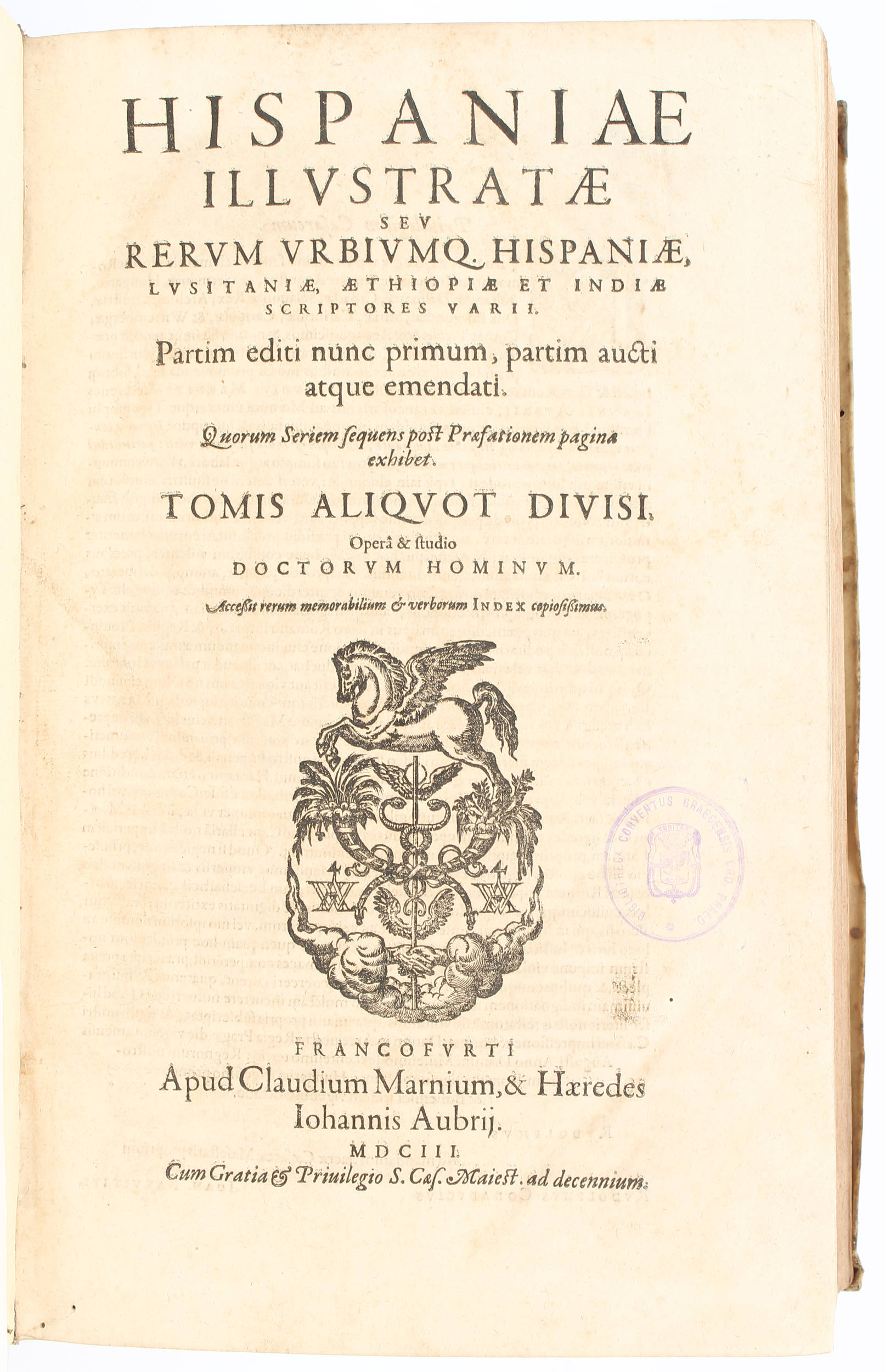 (Schott), Hispaniae illustratae. 4 Bde.