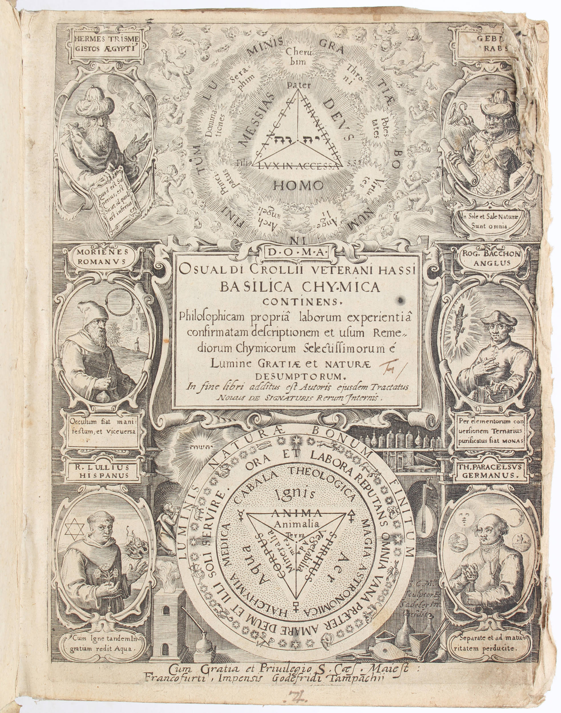 Croll, Basilica chymica + Capivaccio, Practica medicina