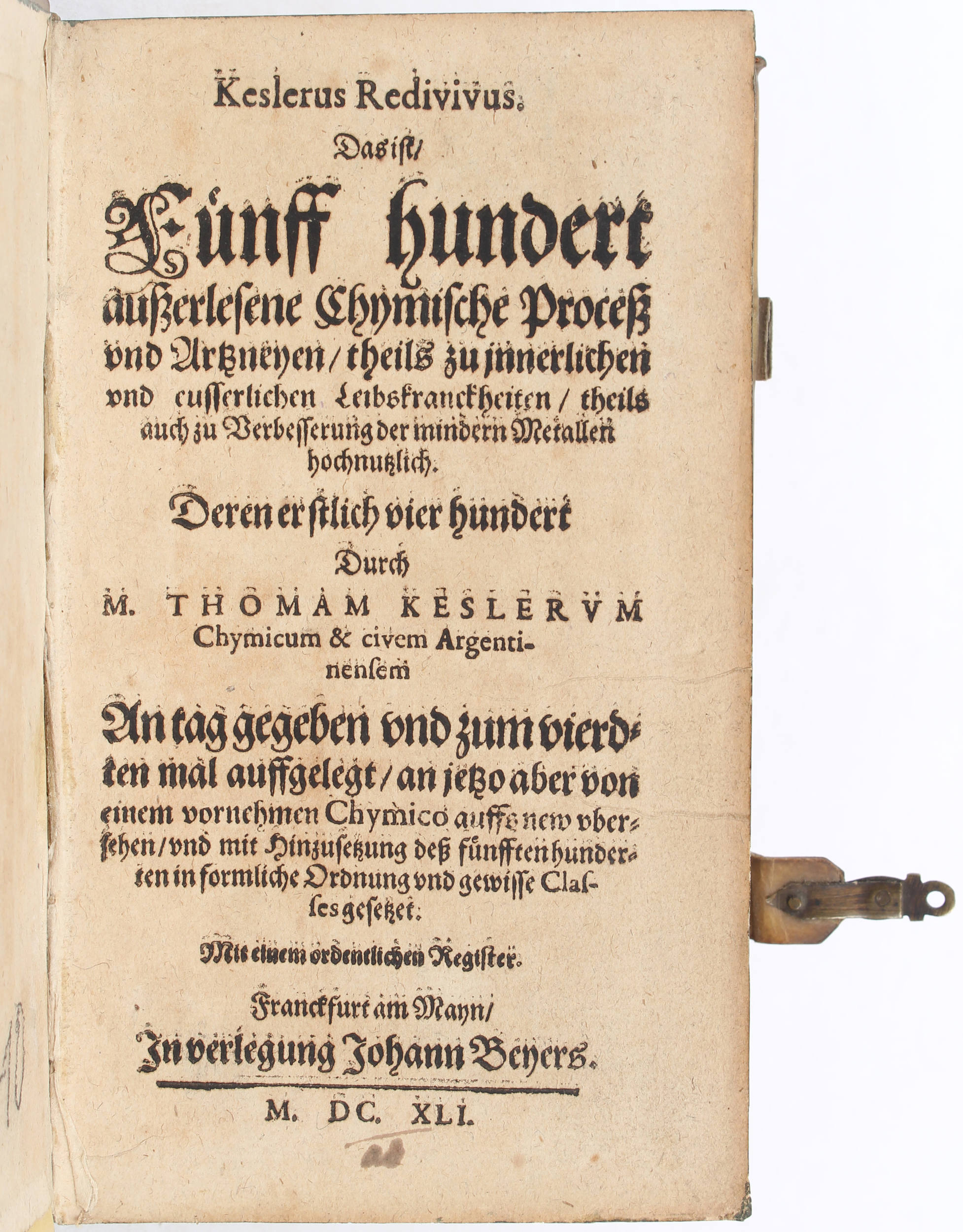 Kessler, Keslerus redivivus
