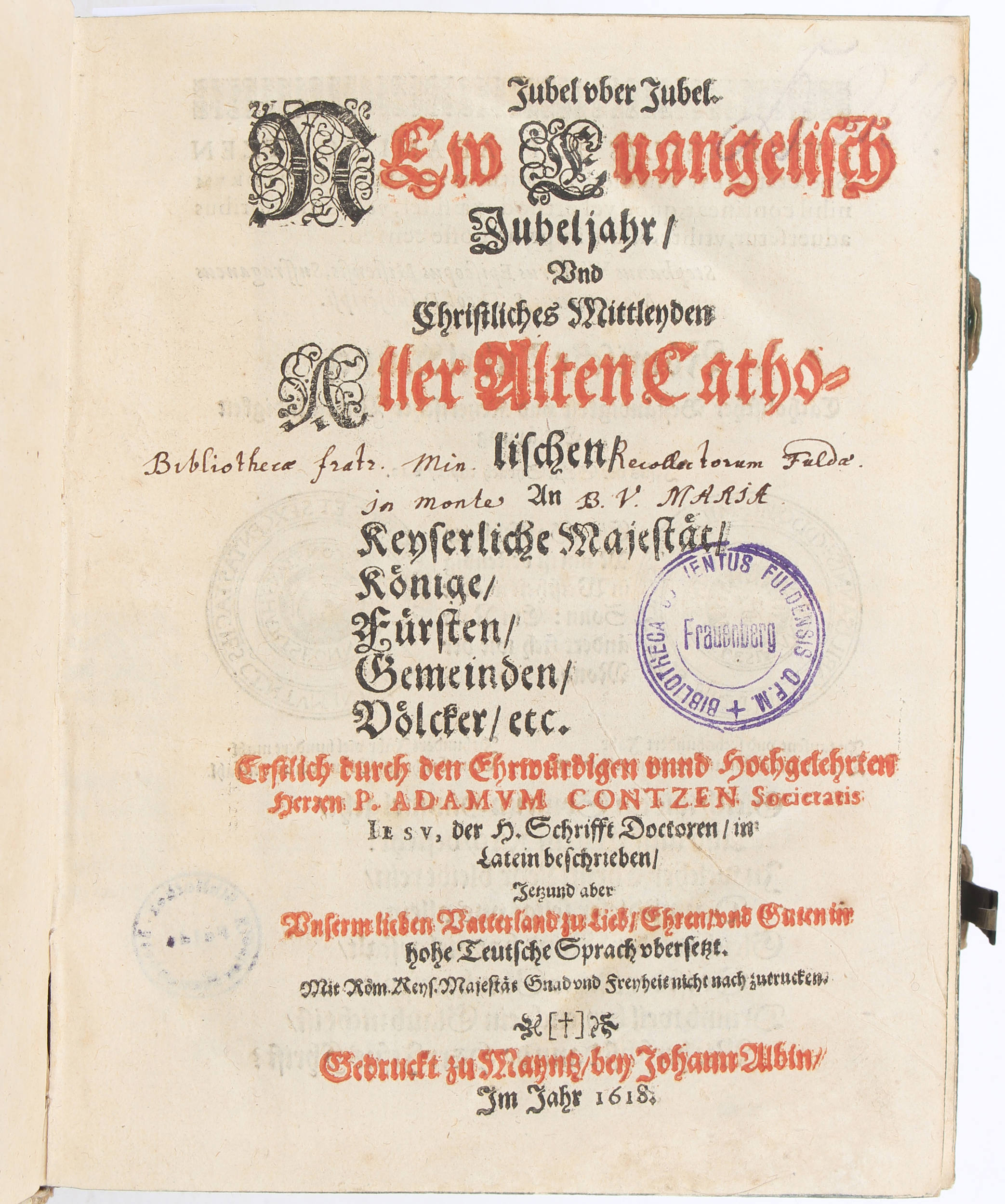 Contzen, Jubel uber Jubel + Beibde.