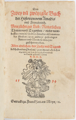 Amadis de Gaula, Das Zwey un zwetzigste Buch
