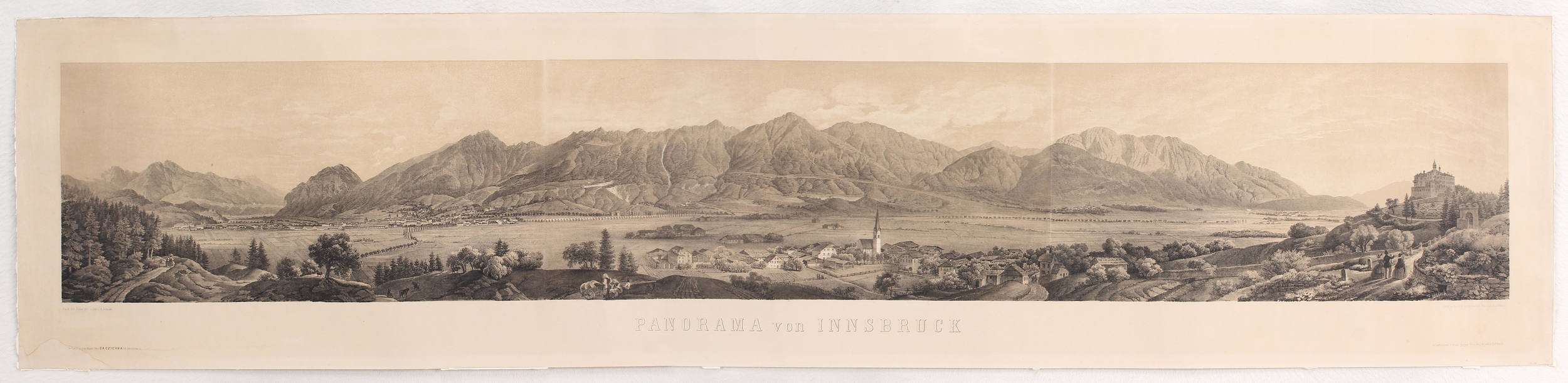 Panorama von Innsbruck. Armani. Rolle