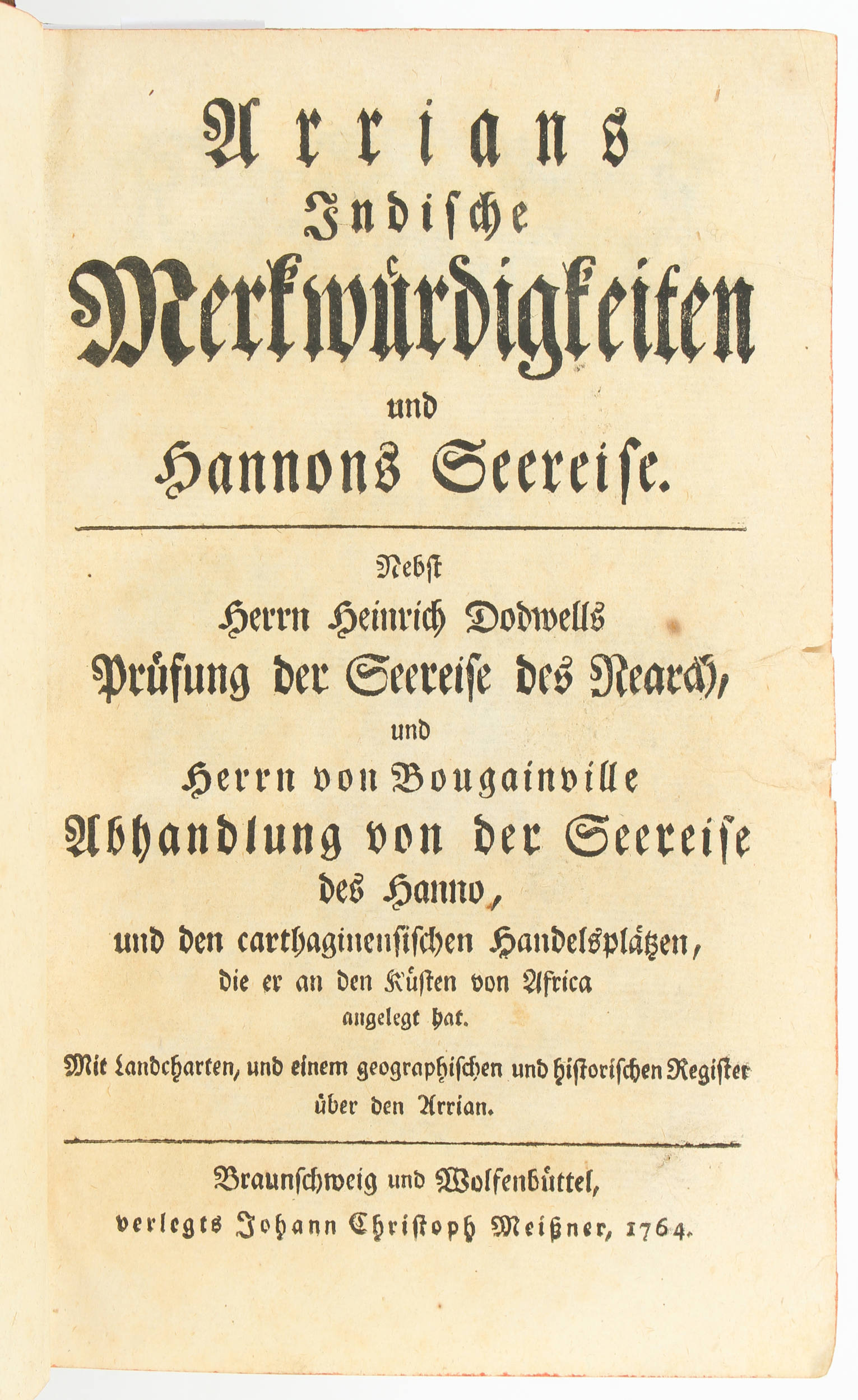 Arrianus, Indische Merkwürdigkeiten