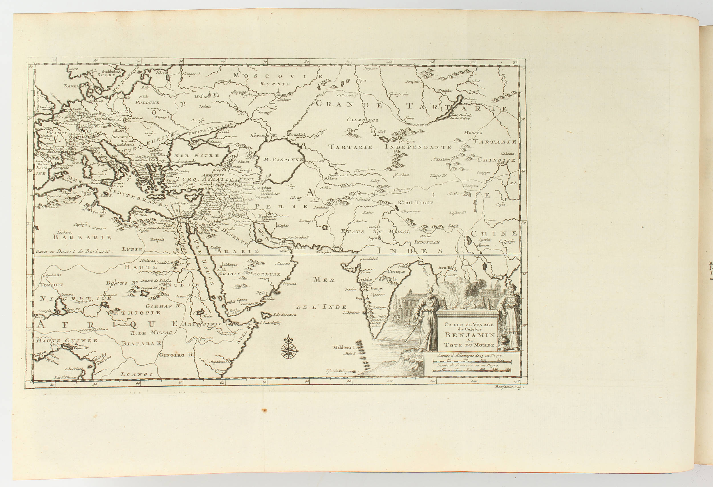 Bergeron, Voyages. 2 in 1 Bd.