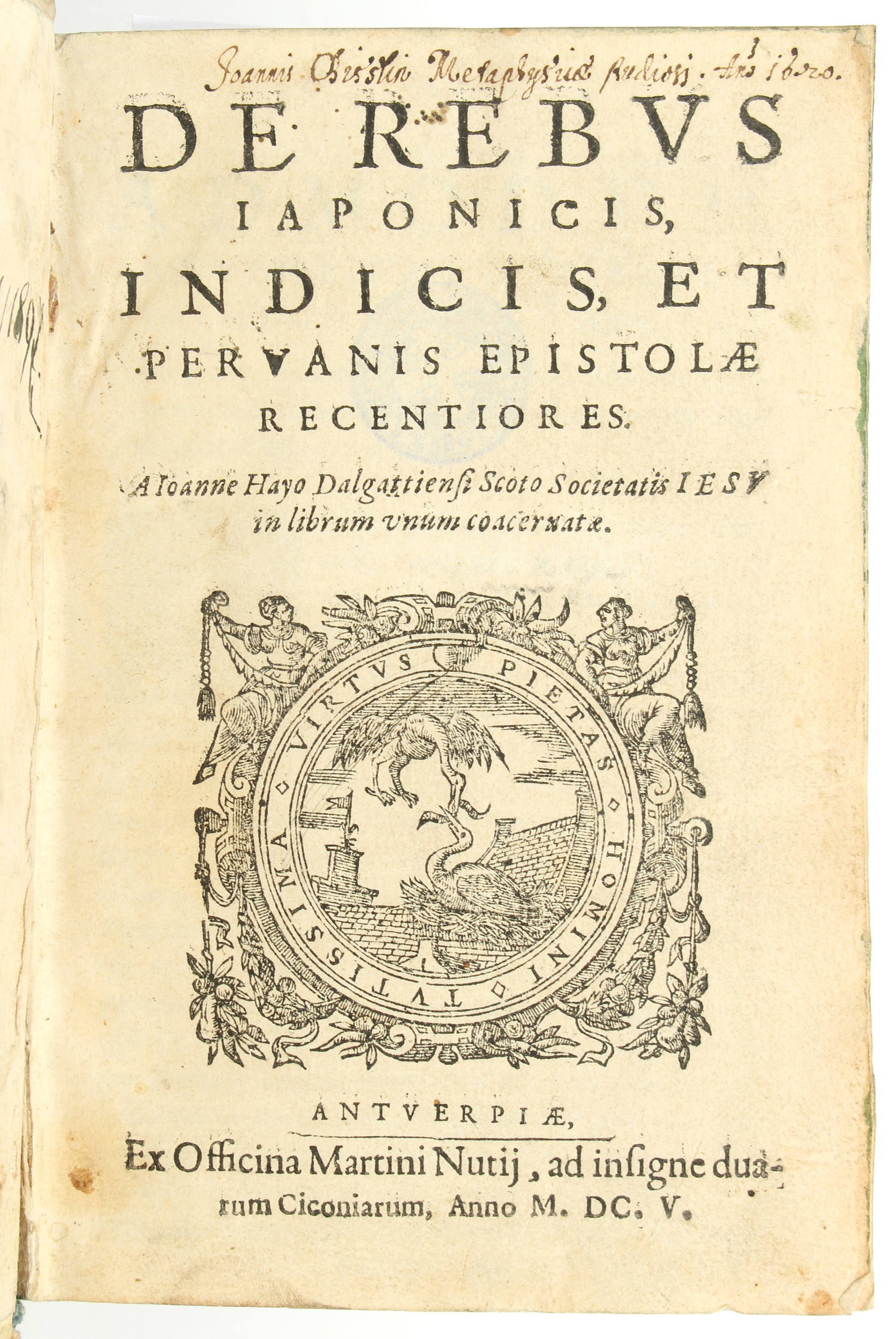 Hay, De rebus Japonicis