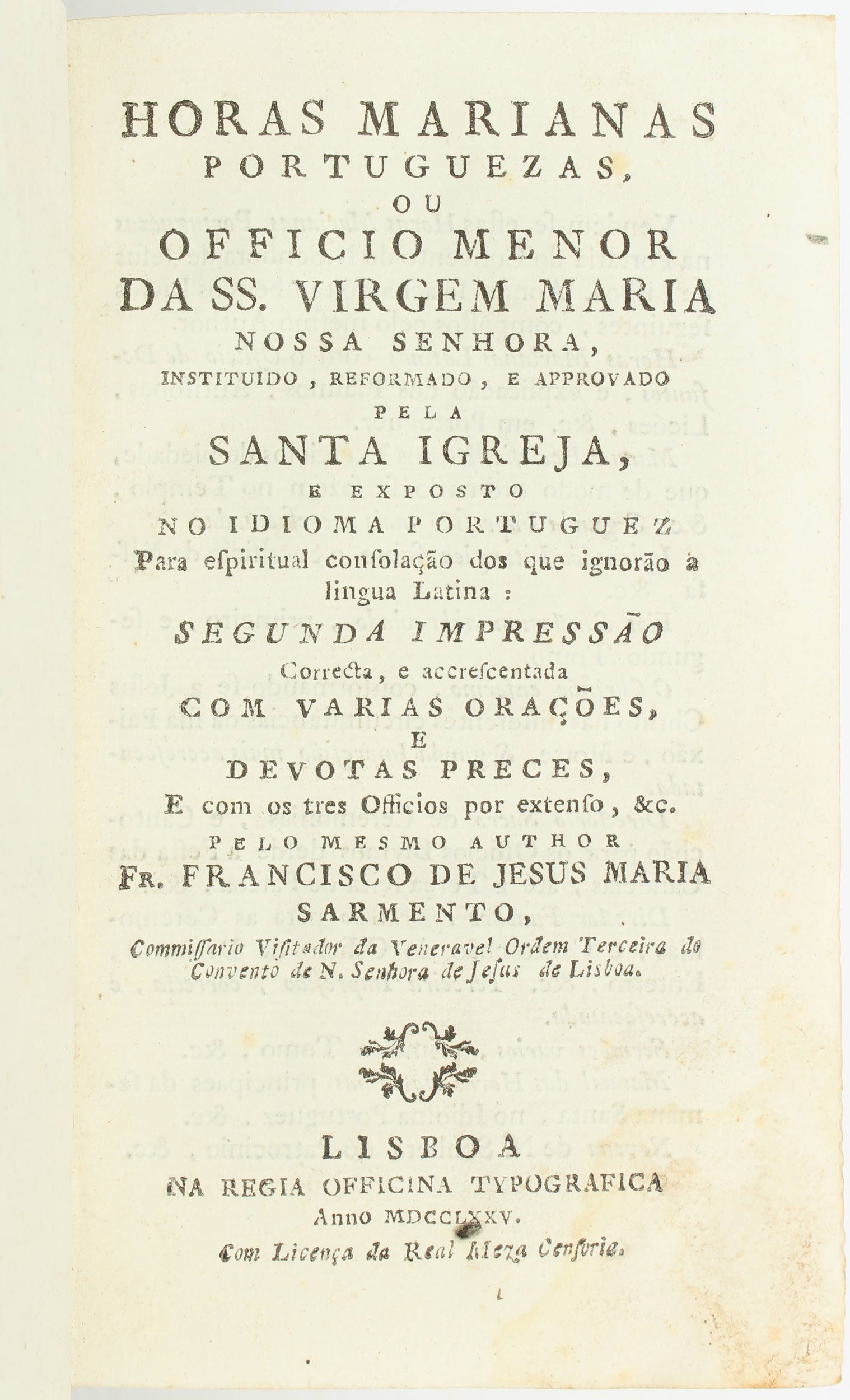 Portugisischer Lederband (über Horas Marianas) / 2 Bde