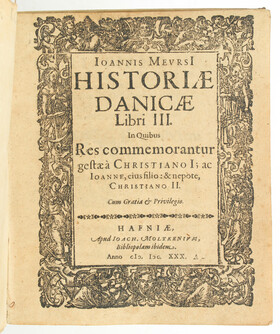 Meursius, Historiae Danicae libri III