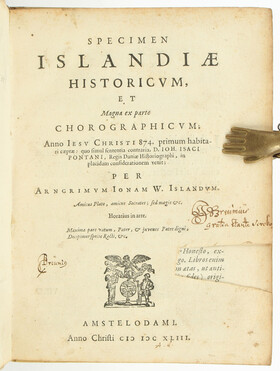 Jonsson, Specimen Islandiae historicum