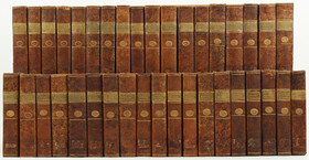 Bibliothek der Reisebeschreibungen. 37 Bde.