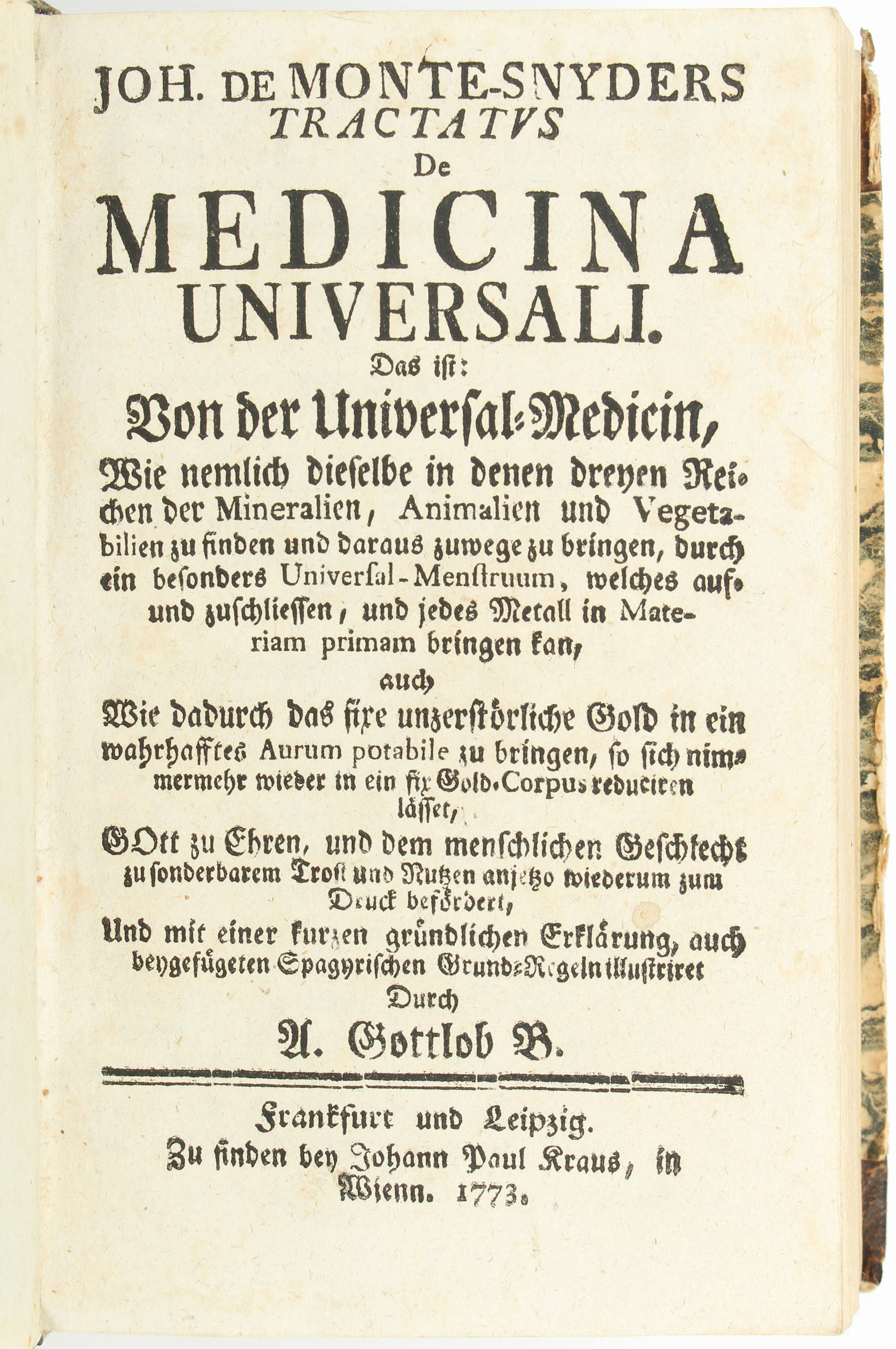 Monte-Snyder, (Chymische Schriften)