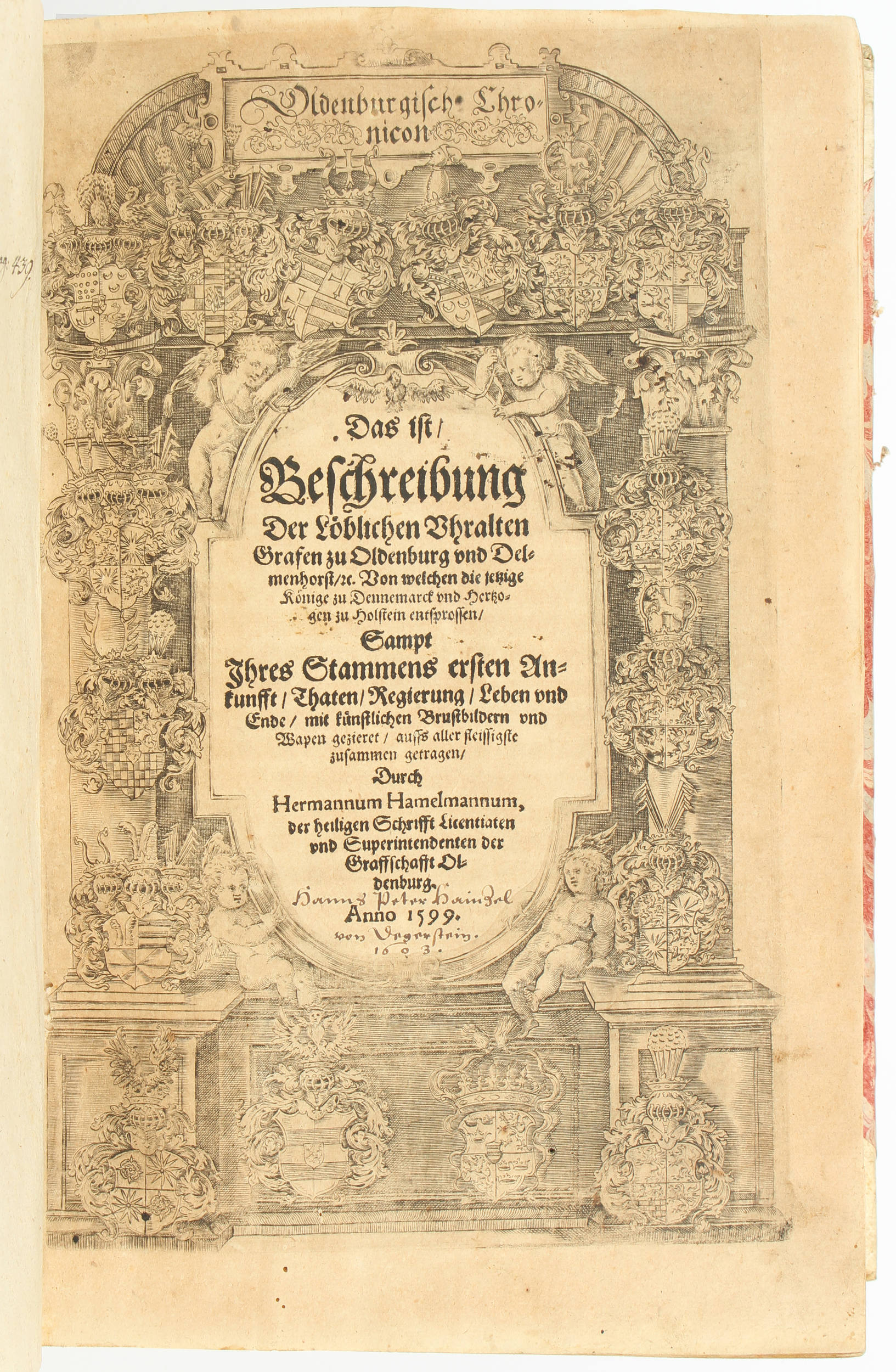 Hamelmann, Oldenburgisch Chronicon + Beibände