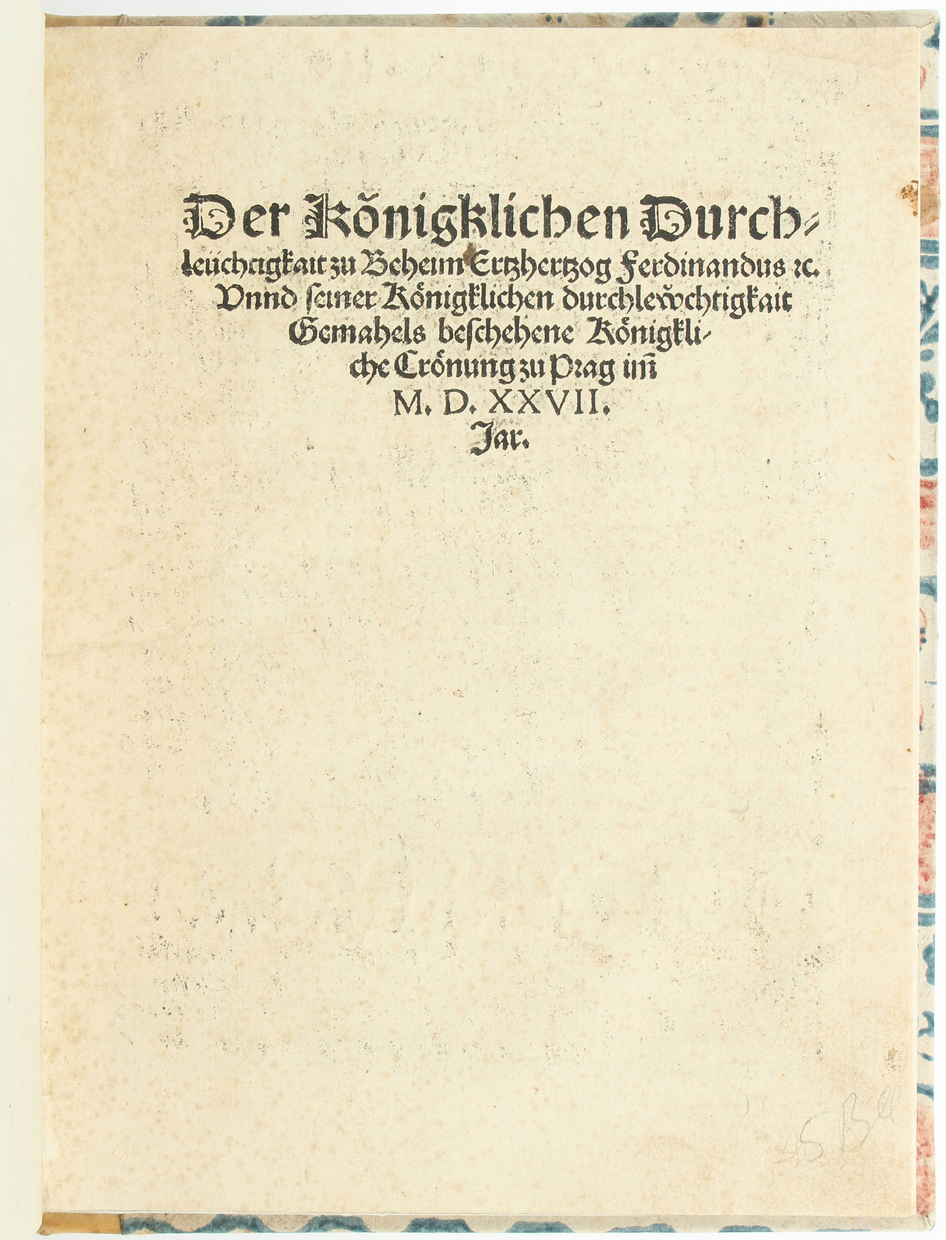 Die Krönung Ferdinands in Prag 1527