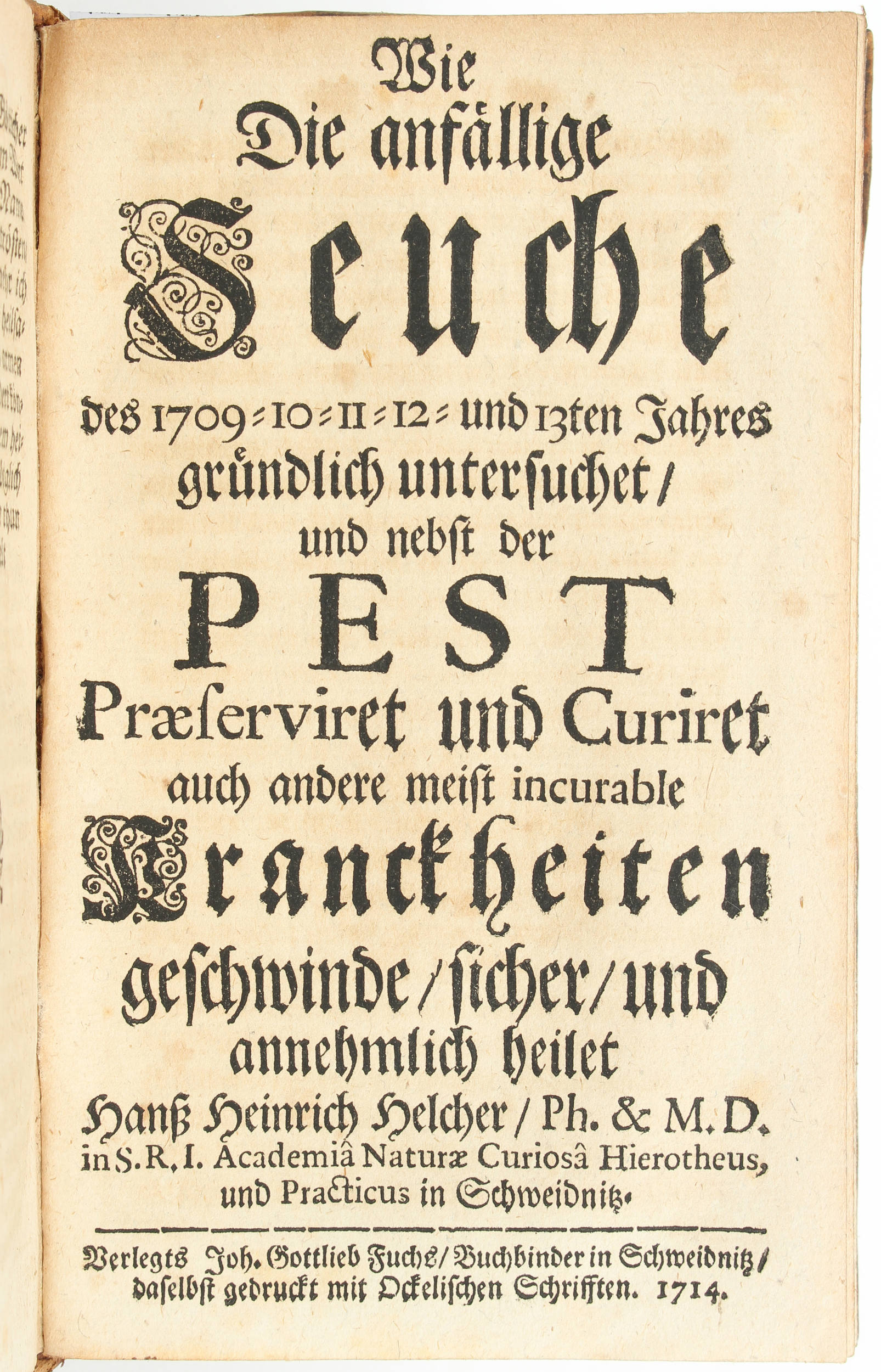 Helcher, Aurum Potabile + 2 Beibände.