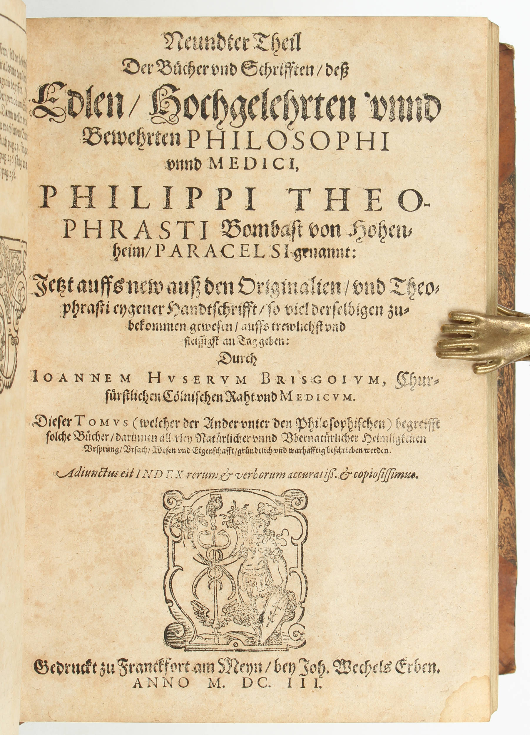 Paracelsus, 8.-10. Theil der Bücher und Schrifften