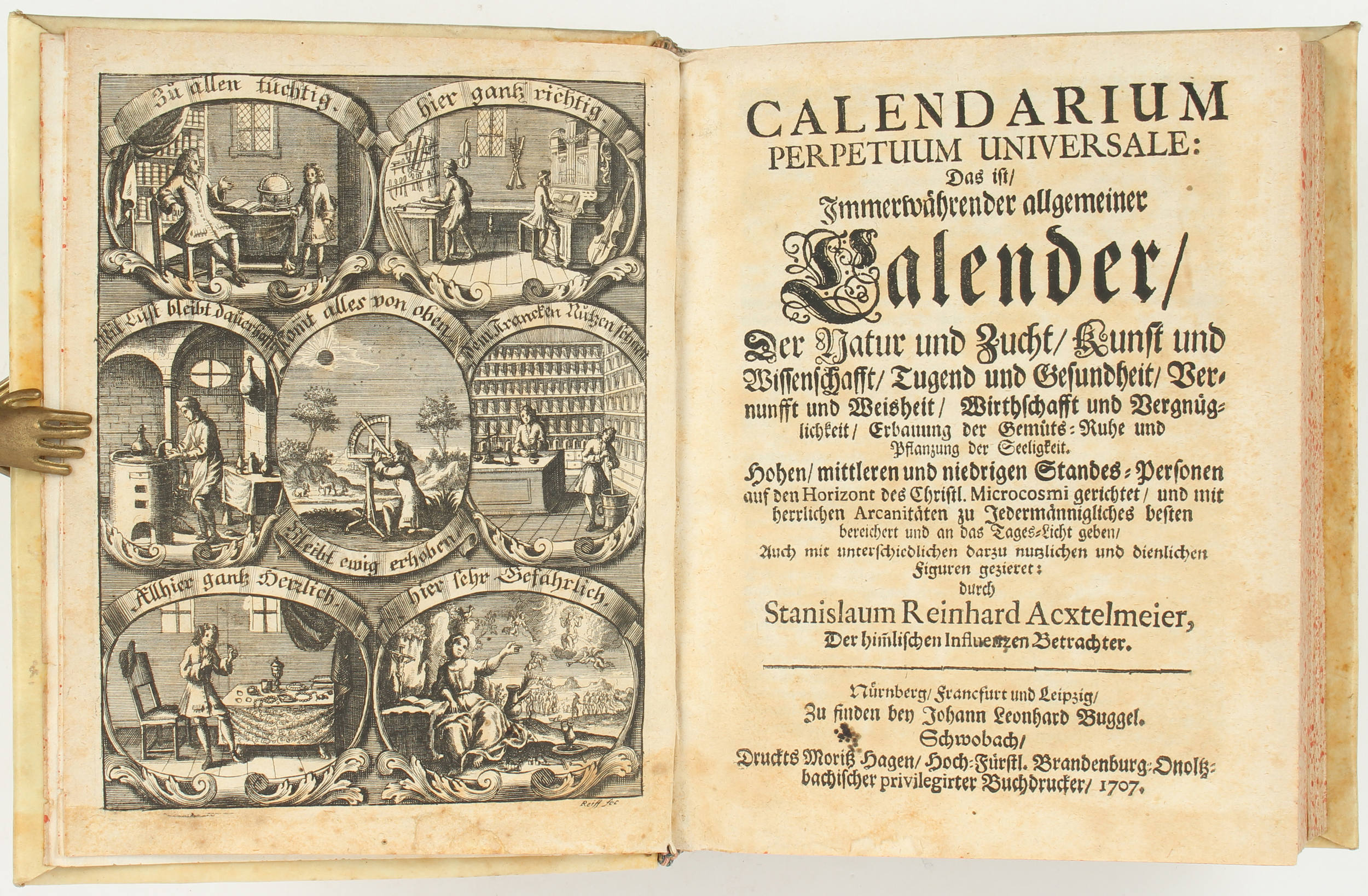 Acxtelmeier, Calendarium perpetuum / 4 Bde.