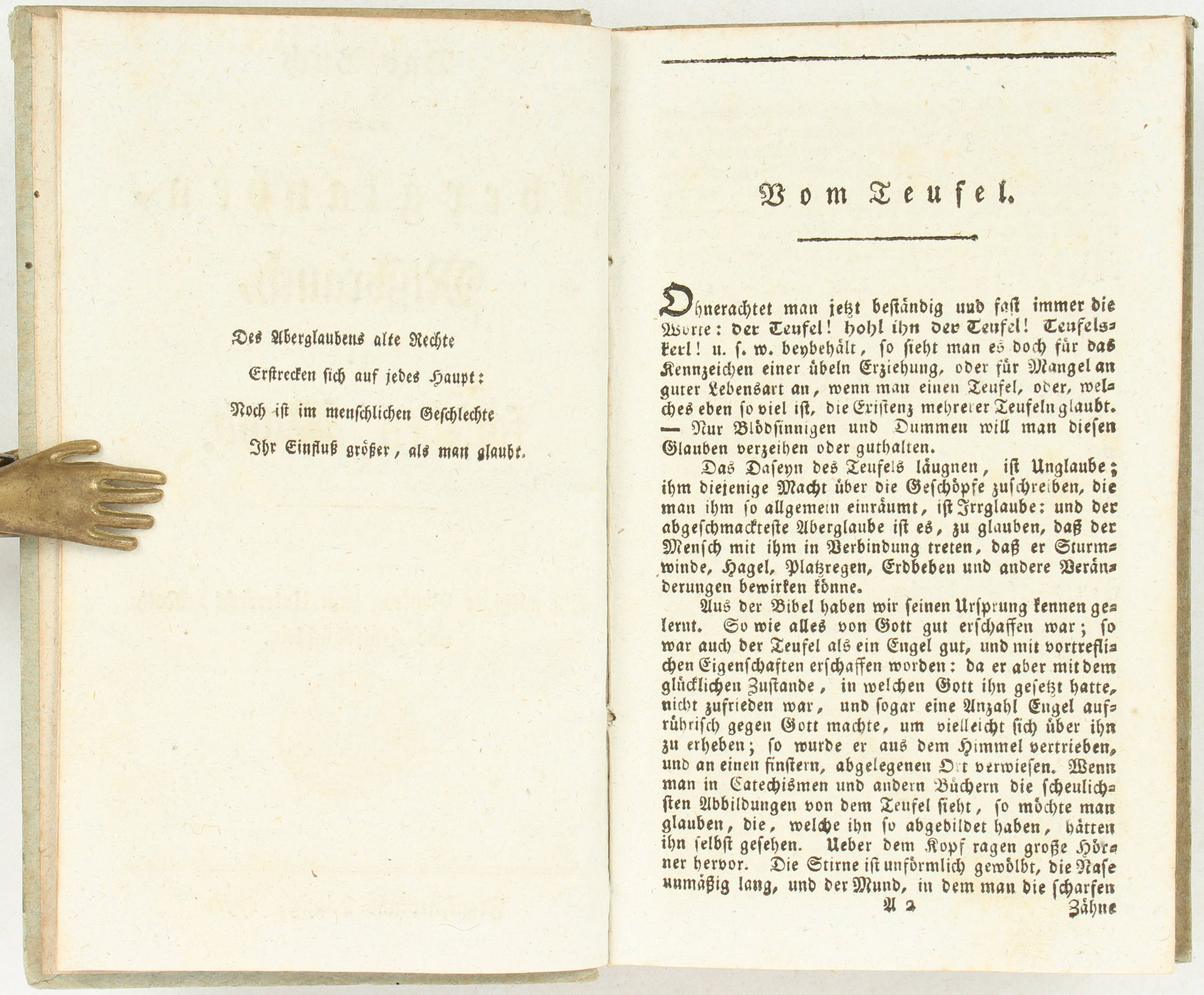 (Fischer), Buch vom Aberglauben