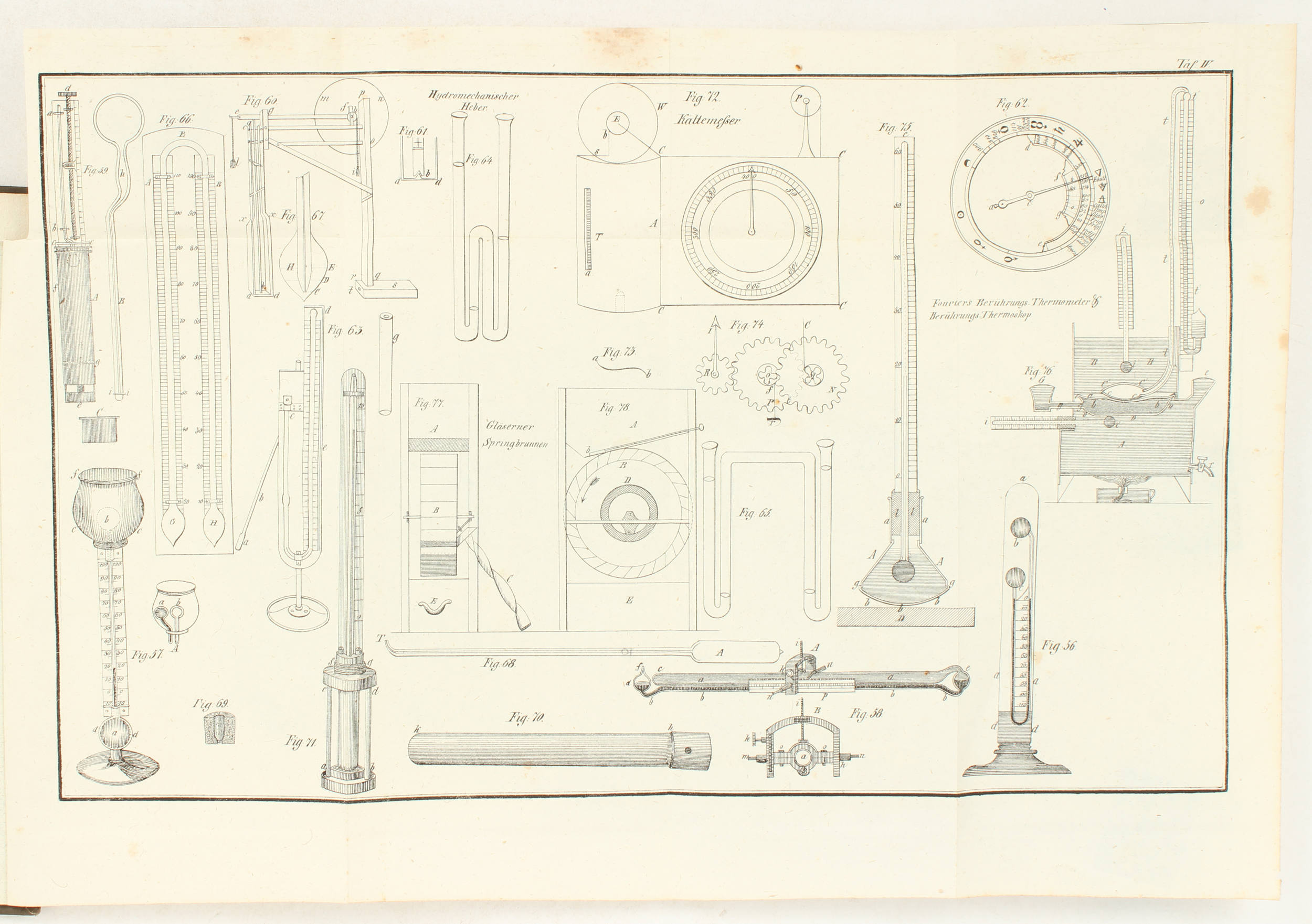 Konvolut Meteorologie. 1716-1833. 4 Bde.