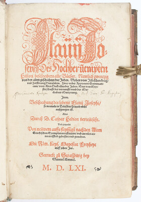 Flavius Josephus, Alle Bücher