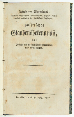 Knigge, Politisches Glaubensbekenntnis