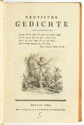 Scheffner, Erotische Gedichte