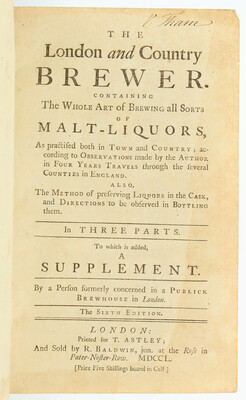Ellis, London and country brewer