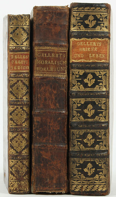 Gellert, Konvolut. 3 Bde.