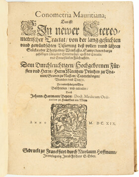 Beyer, Von der Visierung eines Weinfasses + Beibd.