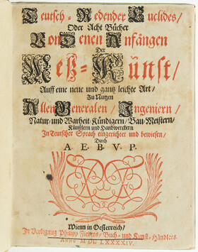 Euclid, Teutsch-Redender Euclides