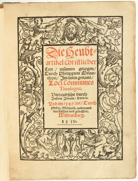 Melanchthon, Heubtartikel christlicher lere