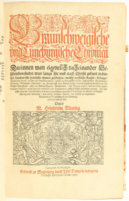 Bünting, Braunschweigische Chronik + Beibde.
