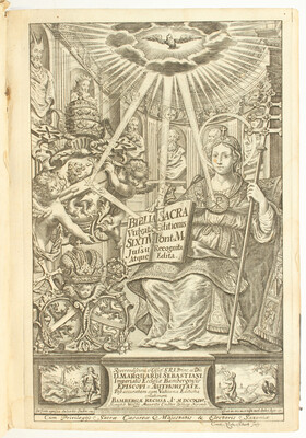 Biblia sacra. Vulgatae editionis. 1714