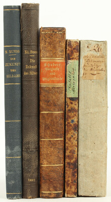 Bergbau u. Mineralogie 5 Werke. 1791-1892. 5 Bde.