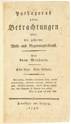 Weishaupt, Pythagoras