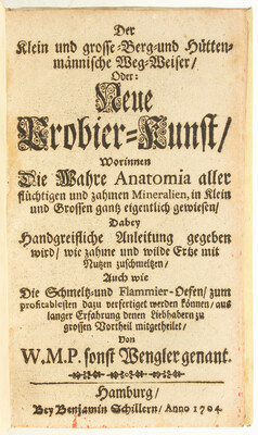 Wengler, Neue Probier-Kunst