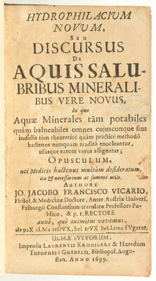 Vicarius, Hydrophylacium novum