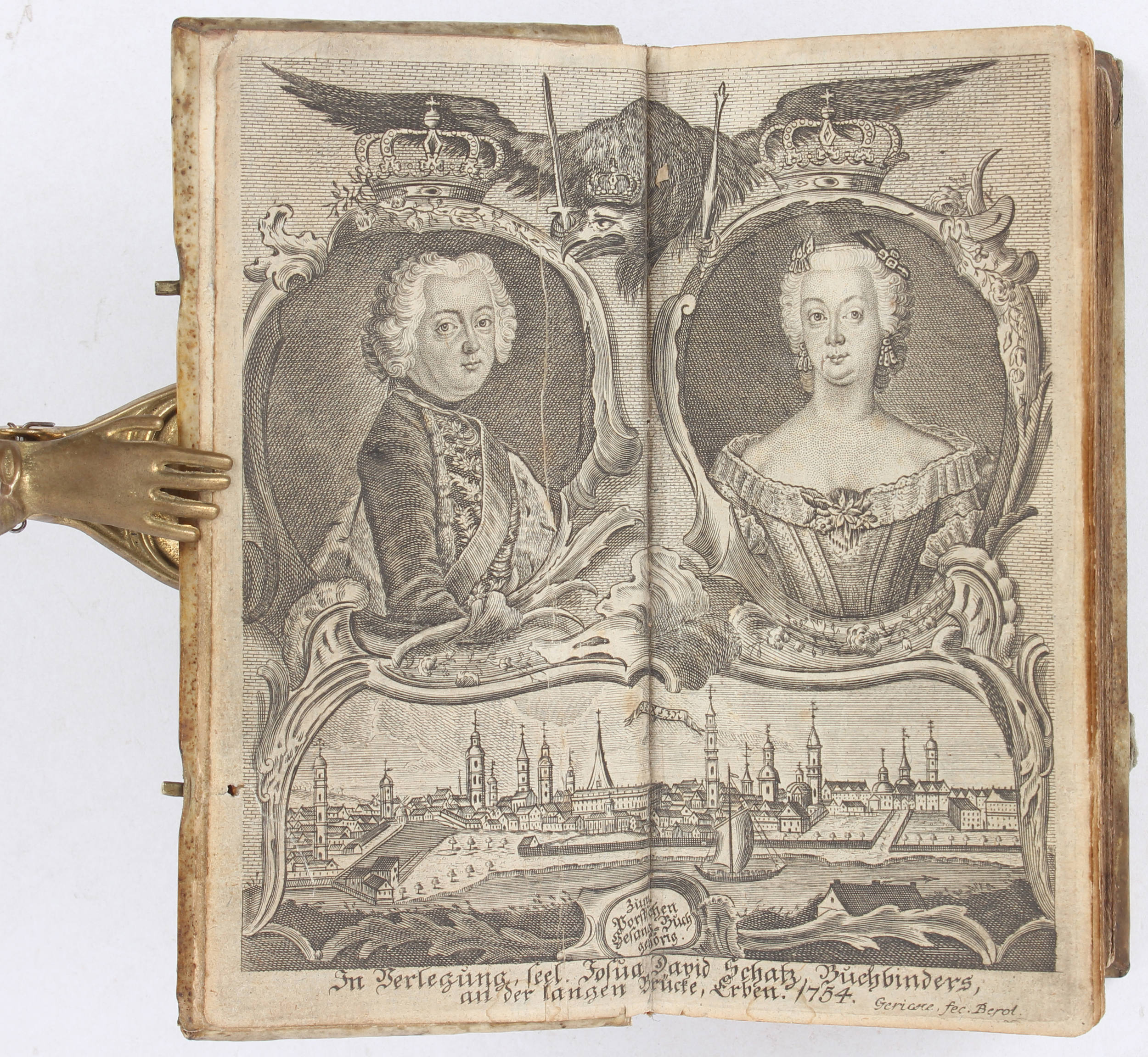 Bauerneinband (über Geistliche Lieder, Berlin 1762)