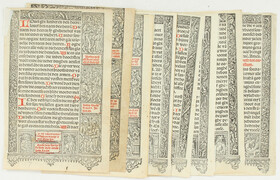 Horae B. M. V., 11 Bll. mit 2 großen Metallschnitten