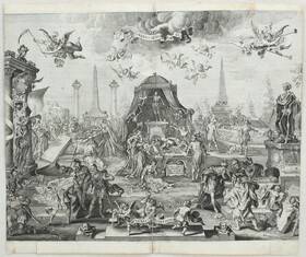 Memento mori. 11 Bll. A. van de Venne(-Cats)