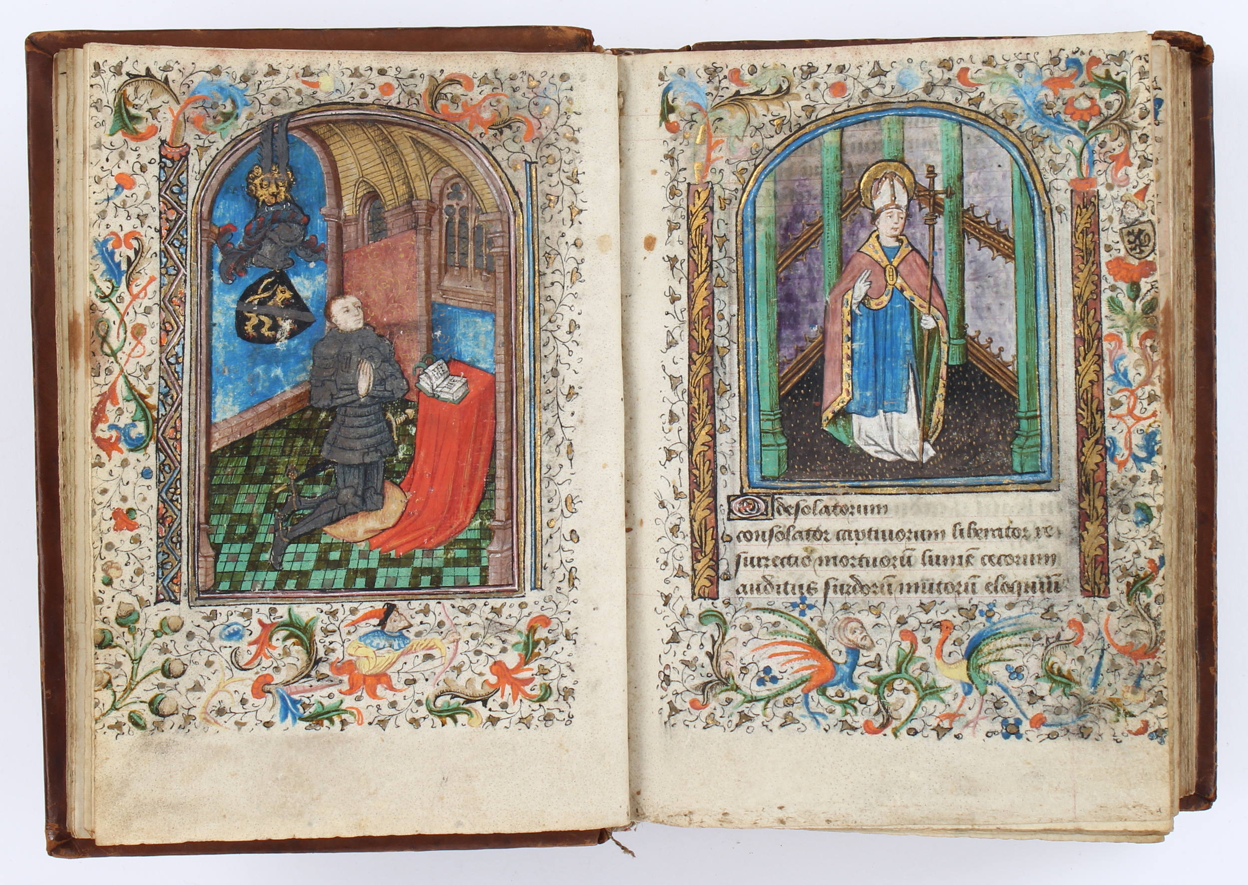 Psalterium. Handschrift auf Pergament um 1450