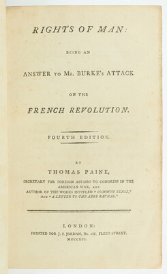 Paine, Rights of man / 2 Bde.