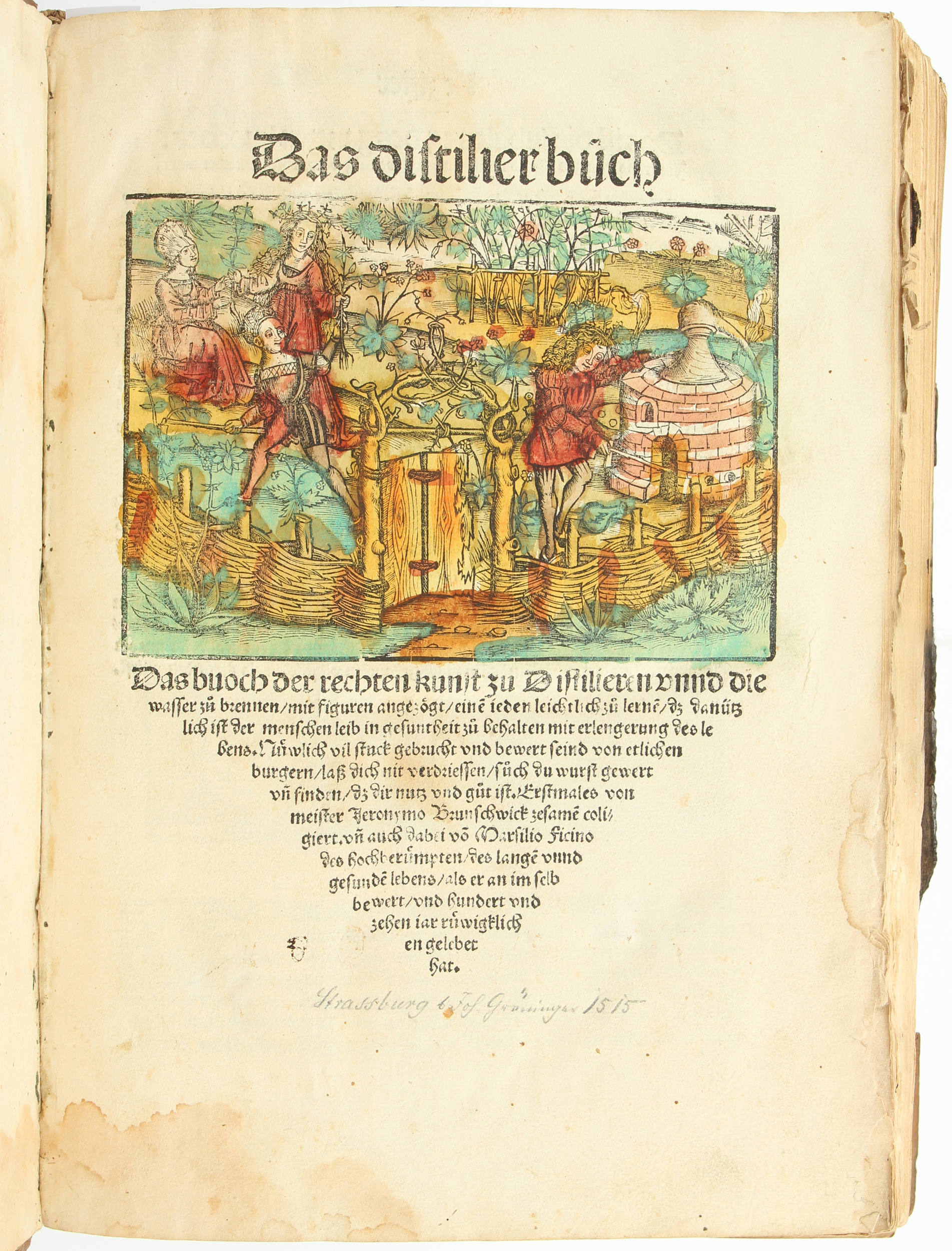 Brunschwig, Distilierbuch. 1515
