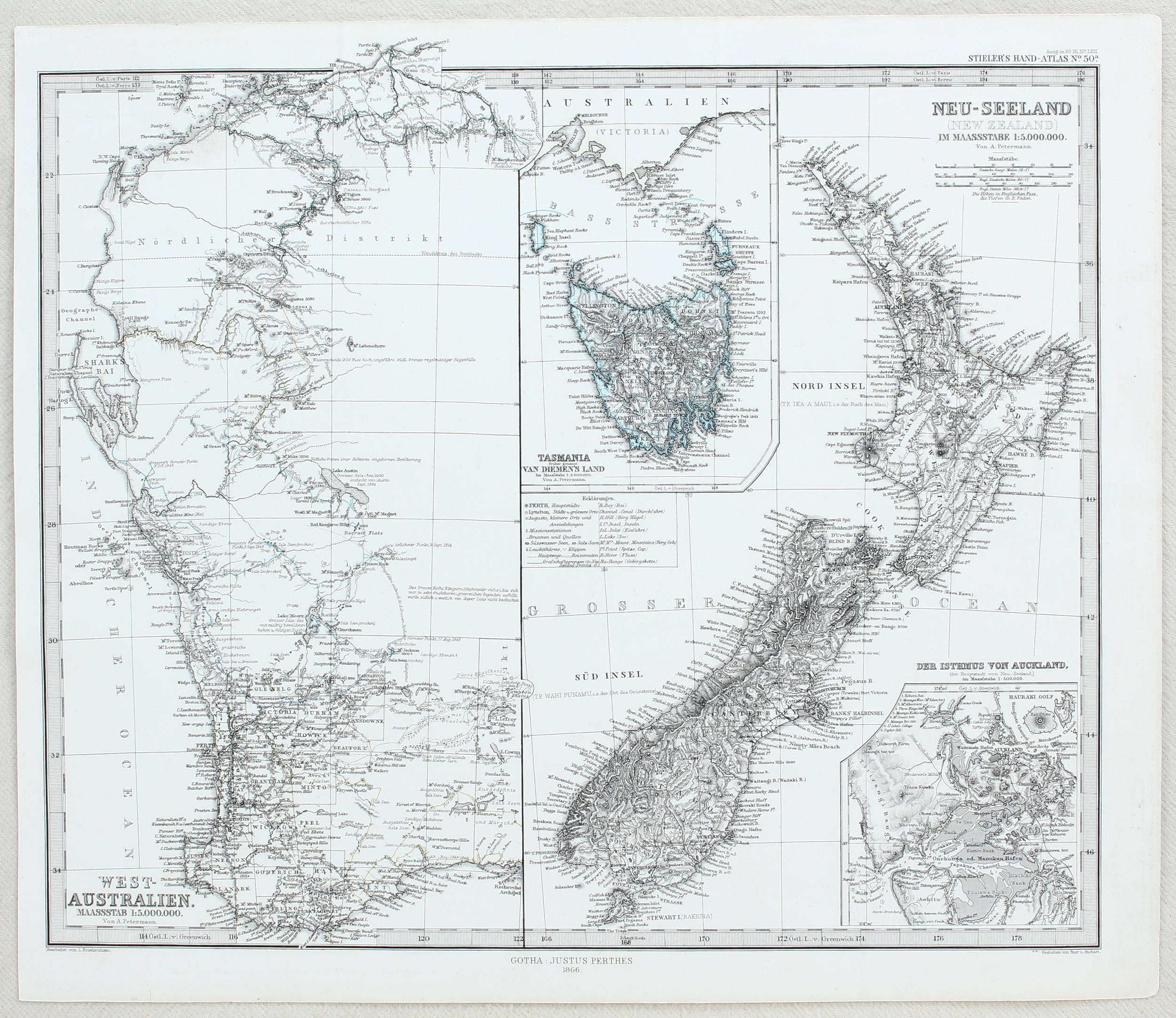 Australien & Pazifik. 34 Bll. Brodtmann, Streit &c.