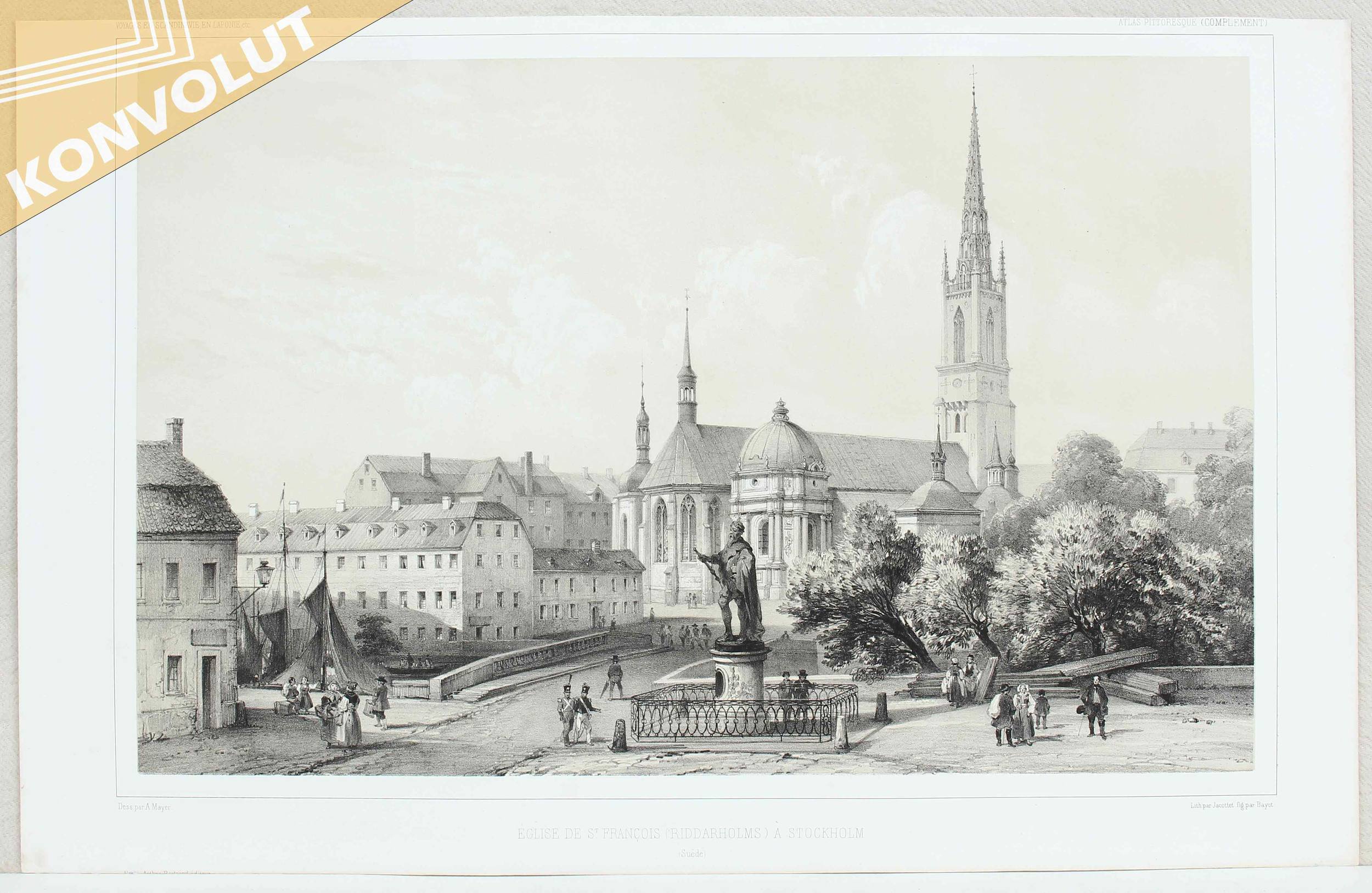 Stockholm. 20 Bll. Mayer, Meisner u.a.