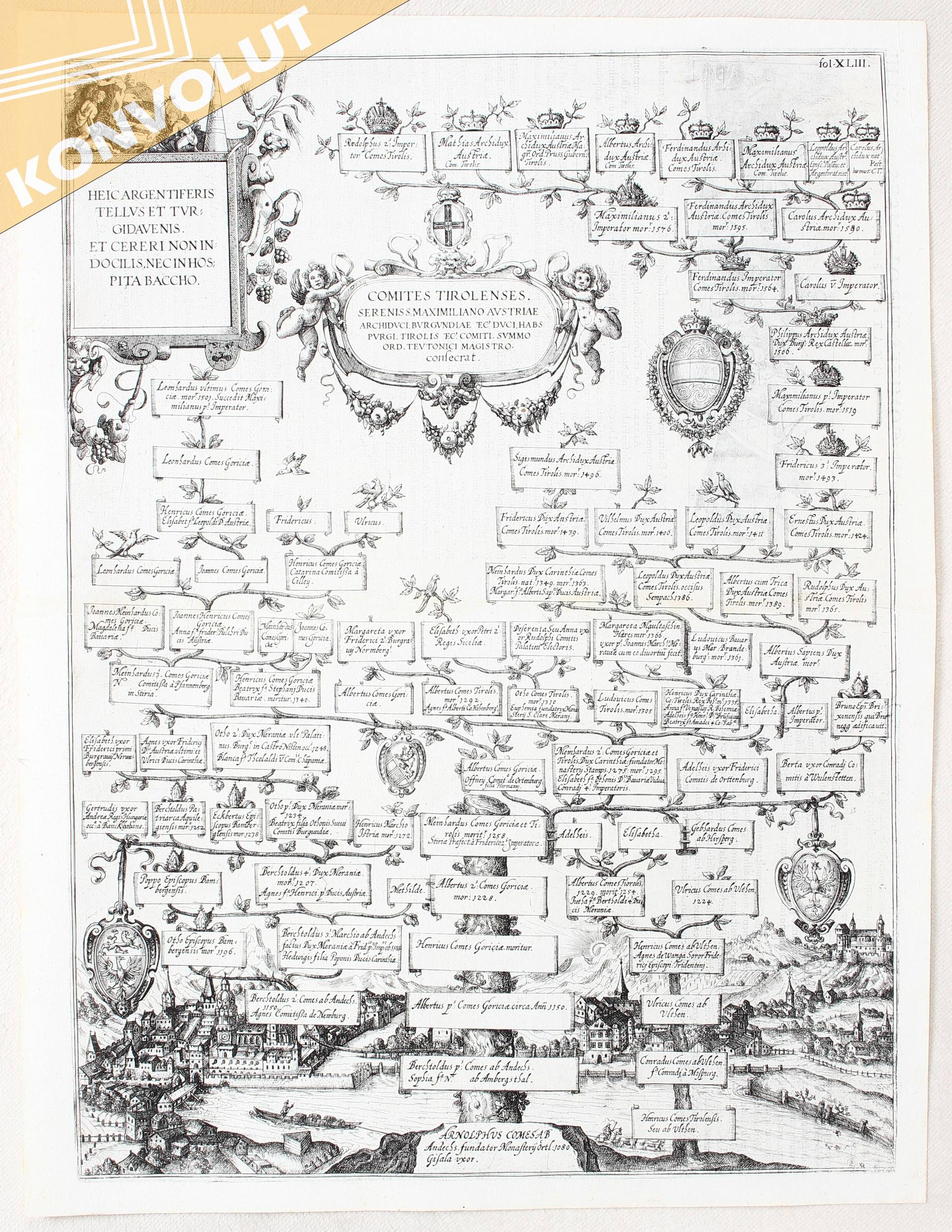Österreich. 8 Bll. Albizzi, Homann E., Ottens u.a.