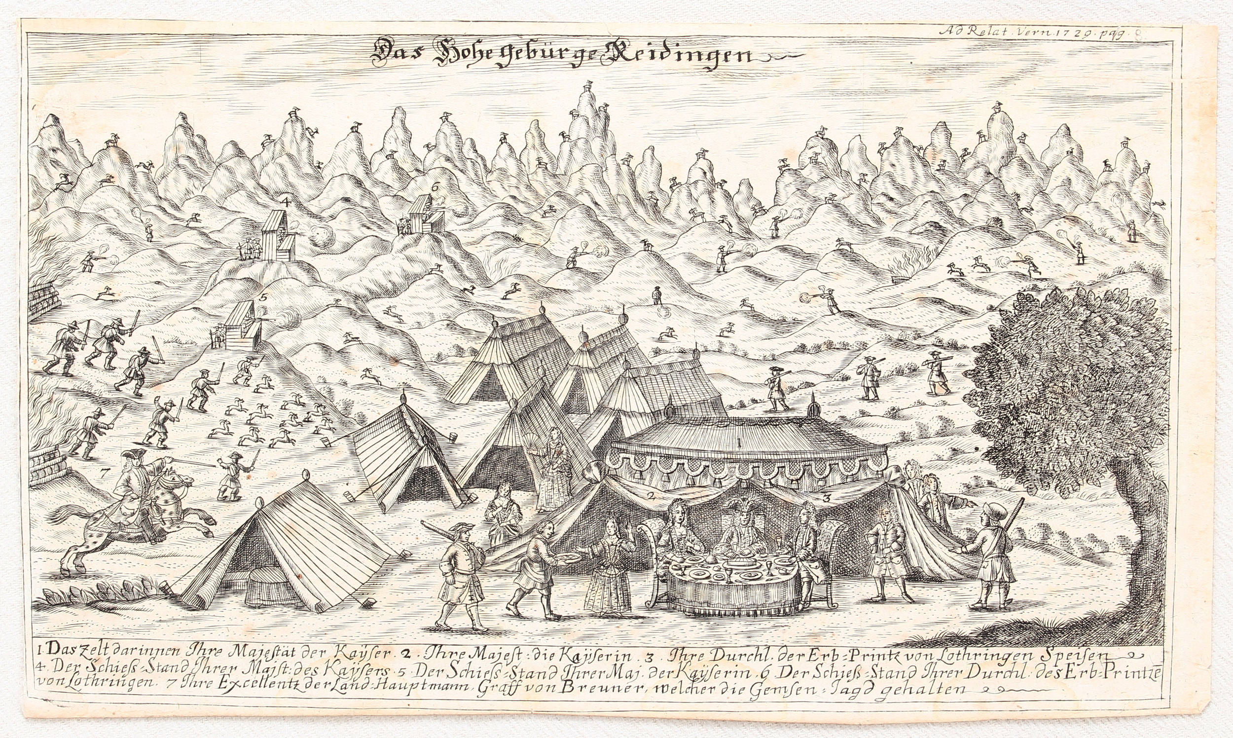 Österreich. 8 Bll. Albizzi, Homann E., Ottens u.a.