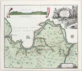 Ladoga-Kanal. 3 Bll. Seutter