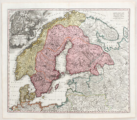 Skandinavien. Homann / 5 Bll.